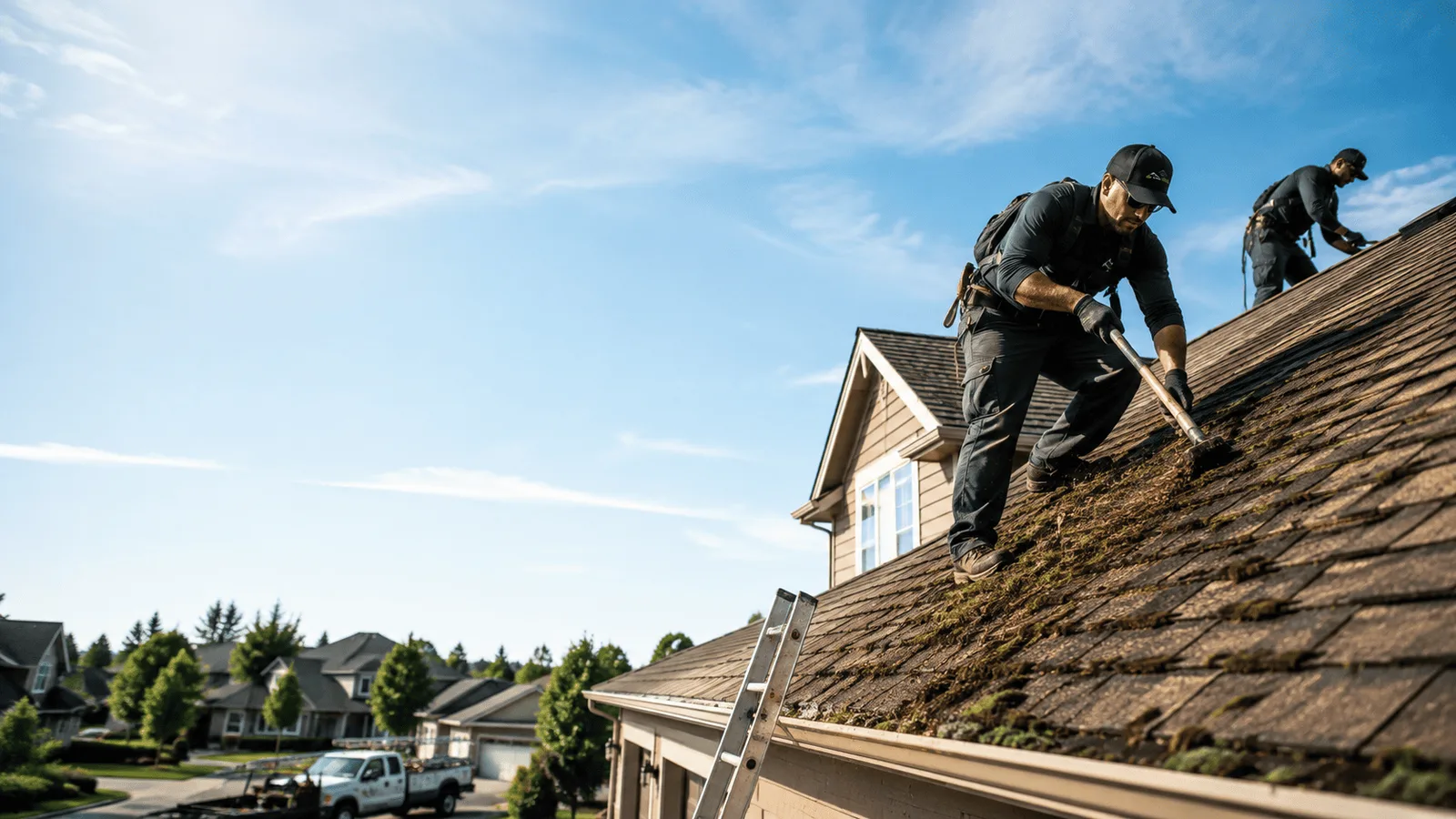 Roof Moss Removal in Closter, NJ near me